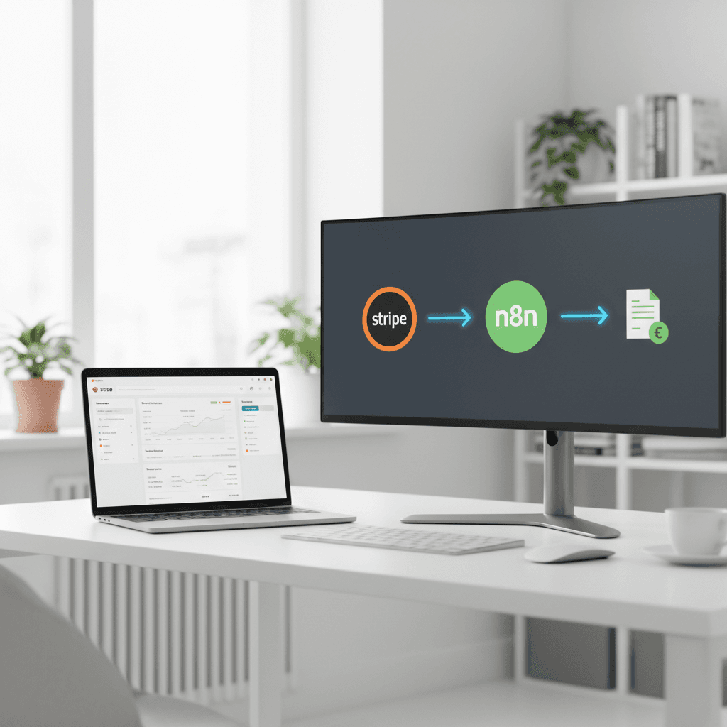 Stripe Payment → Automatische Rechnung: So sparst du 5 Stunden pro Monat